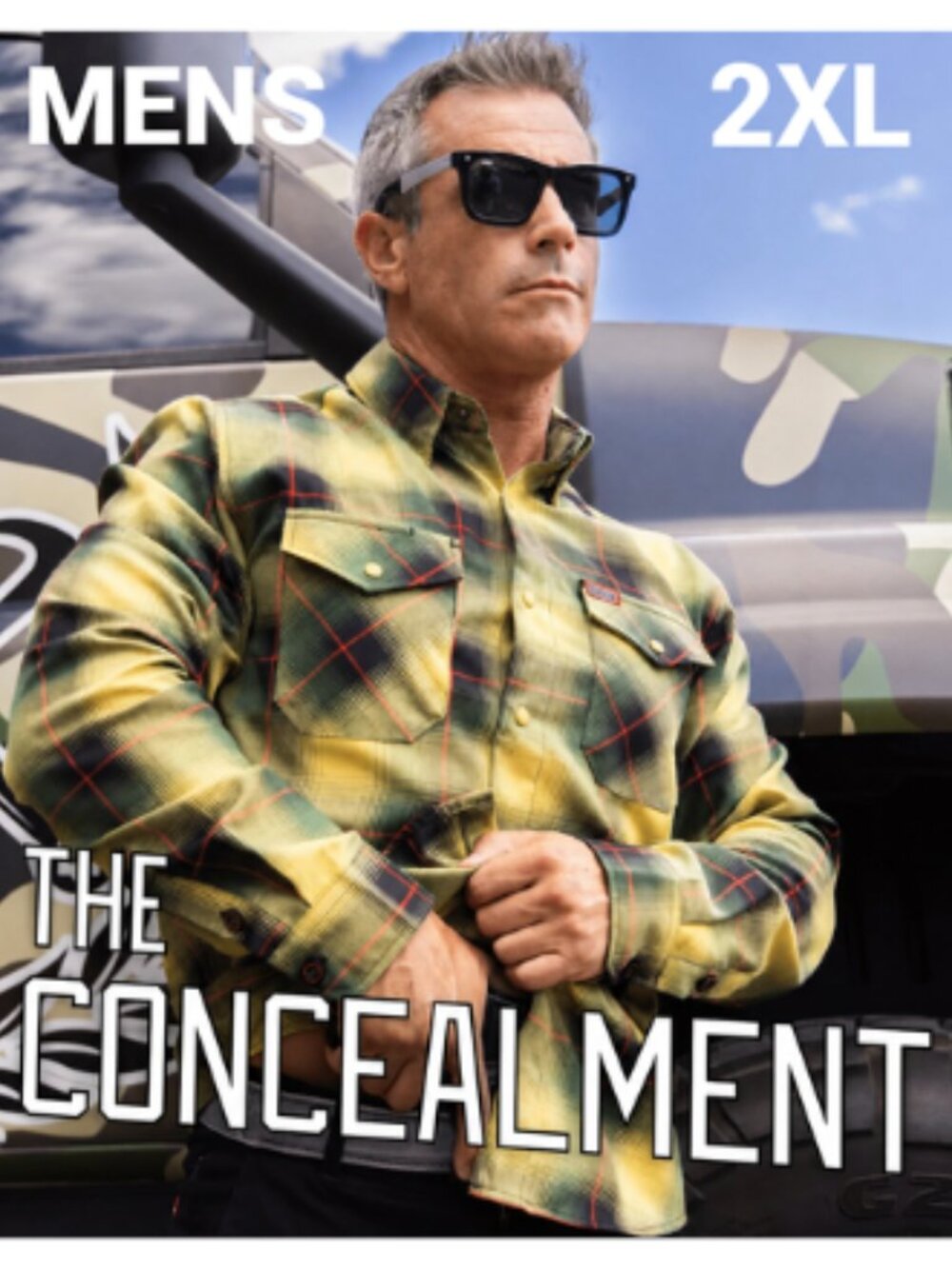 DIXXON Flannel CONCEALMENT Flannel Shirt - Men's 2XL